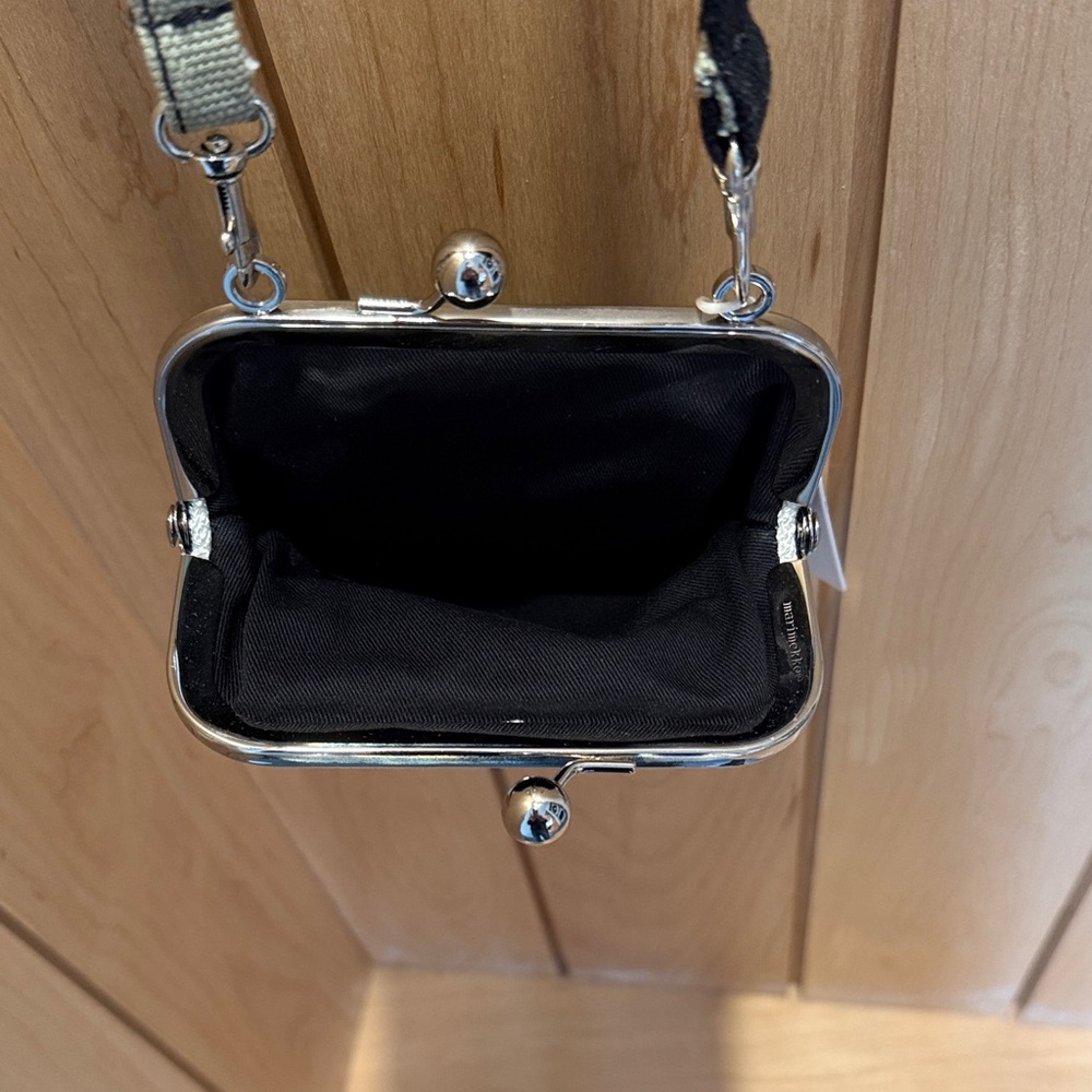 Marimekko Black, White & Olive Unikko Crossbody Pouch - Picture 6 of 9